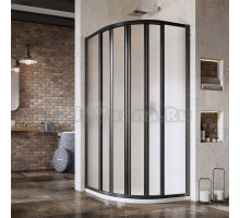 Душевой уголок Ravak Supernova SKKP6-80 195 Grape, профиль черный