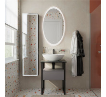 Тумба с раковиной DIWO Элиста 60, антрацит