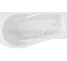 Акриловая ванна Timo Vino 1590 L 150x90, с каркасом, левая