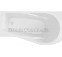 Акриловая ванна Timo Vino 1792 R 170x92, с каркасом, правая