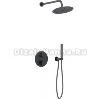 Душевой комплект Vincea VSFW-101TMB С ВНУТРЕННЕЙ ЧАСТЬЮ, черный матовый