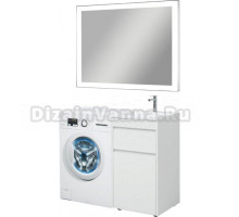 Мебель для ванной Aquanet Токио 58 1 ящик, с бельевой корзиной R