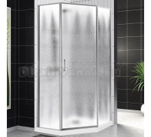 Душевой уголок BelBagno Uno UNO-195-P-1-90-CH-CR стекло рифленое