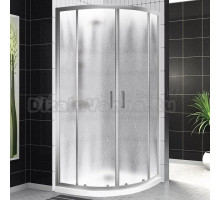 Душевой уголок BelBagno Uno UNO-195-R-2-90-CH-CR стекло рифленое