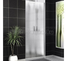 Душевая дверь в нишу BelBagno Uno UNO-B-2-100-CH-Cr стекло рифленое