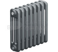 Радиатор стальной Rifar Tubog 365 8 секций, 3-трубчатый, титан матовый