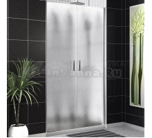 Душевая дверь в нишу BelBagno Uno UNO-B-2-120-CH-Cr стекло рифленое