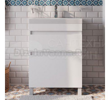 Тумба с раковиной IDDIS Zodiac 60 напольная, с ящиками