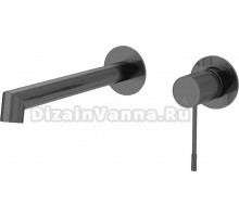 Смеситель для раковины Vincea Desire VBFW-1D1GM С ВНУТРЕННЕЙ ЧАСТЬЮ, вороненая сталь