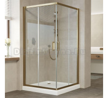 Душевой уголок Vegas Glass ZA Tur Novo 110 05 01 профиль бронза, стекло прозрачное