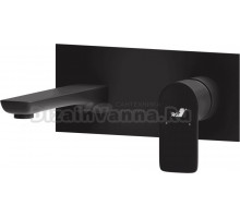 Смеситель для раковины RGW Shower Panels SP-46B С ВНУТРЕННЕЙ ЧАСТЬЮ, черный