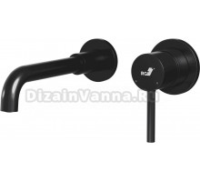 Смеситель для раковины RGW Shower Panels SP-47B С ВНУТРЕННЕЙ ЧАСТЬЮ, черный