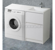 Тумба с раковиной BelBagno Kraft-LVD 60 bianco opaco R
