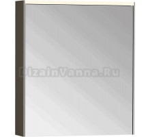Зеркало-шкаф VitrA Core 60 L, с подсветкой, антрацит