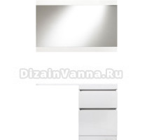 Мебель для ванной Style Line Даллас 120 Люкс Plus напольная, белая, эмаль R