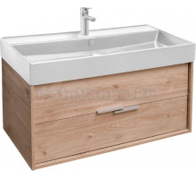 Тумба с раковиной Jacob Delafon Vivienne 100 дуб давос, раковина белая