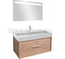 Мебель для ванной Jacob Delafon Vivienne 100 дуб давос, раковина белая