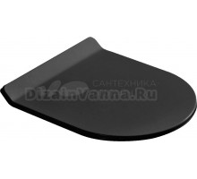 Крышка-сиденье Art&Max Ovale AM011SC-MB матовая черная