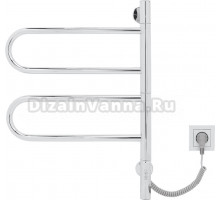 Полотенцесушитель электрический Vincea VTD-1R1CE 44x60 хром