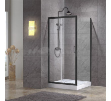 Душевой уголок Cerutti Spa Gloria 120B 120x80, профиль черный