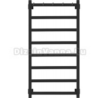 Полотенцесушитель водяной Secado Корсико 1 К 100x50, черный матовый