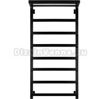 Полотенцесушитель водяной Secado Корсано 1 СП 100x50, черный матовый