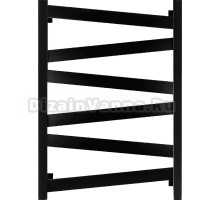 Полотенцесушитель водяной Secado Мирано плюс 80x50, черный матовый