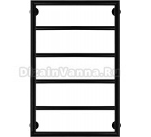 Полотенцесушитель водяной Secado Парма 2 80x50, черный матовый