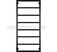 Полотенцесушитель водяной Secado Парма 2 100x50, черный матовый