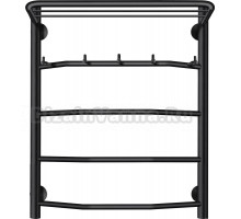 Полотенцесушитель водяной Secado Агата 1 KСП 60x50, черный матовый