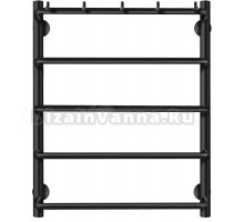 Полотенцесушитель водяной Secado Мерида 1 К 60x50, черный матовый