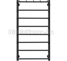 Полотенцесушитель водяной Secado Мерида 1 К 100x50, черный матовый