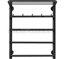 Полотенцесушитель водяной Secado Мерида 1 КСП 60x50, черный матовый