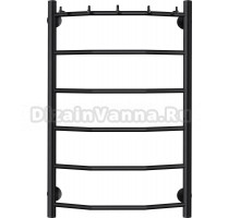 Полотенцесушитель водяной Secado Милан 1 К 80х50, черный матовый
