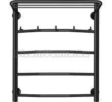 Полотенцесушитель водяной Secado Милан 1 КСП 60х50, черный матовый