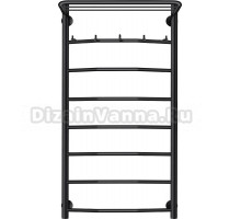 Полотенцесушитель водяной Secado Милан 1 КСП 100х50, черный матовый