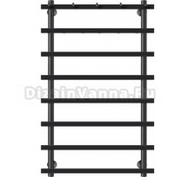 Полотенцесушитель водяной Secado Понтида 1 К 100х50, черный матовый