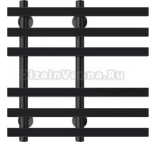 Полотенцесушитель водяной Secado Понтида 3 60х50, черный матовый