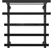 Полотенцесушитель водяной Secado Понтида 7 СП 60х50, черный матовый