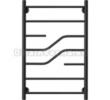 Полотенцесушитель водяной Secado Риволи 80х50, черный матовый