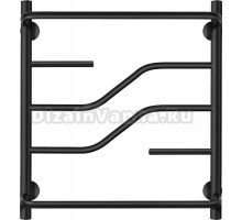 Полотенцесушитель водяной Secado Риволи СП 60х50, черный матовый