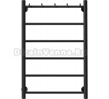 Полотенцесушитель водяной Secado Триада 1 К 80x50, черный матовый