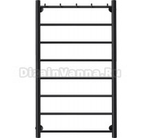 Полотенцесушитель водяной Secado Триада 1 К 100x50, черный матовый