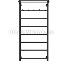 Полотенцесушитель водяной Secado Триада 1 КСП 100x50, черный матовый