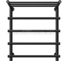 Полотенцесушитель водяной Secado Турин 1 СП 60х50, черный матовый