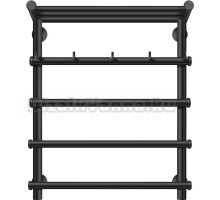 Полотенцесушитель водяной Secado Турин 1 КСП 60х50, черный матовый