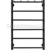 Полотенцесушитель электрический Secado Мерида 1 К 80x50, черный, L