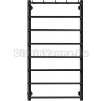 Полотенцесушитель электрический Secado Мерида 1 К 100x50, черный, R