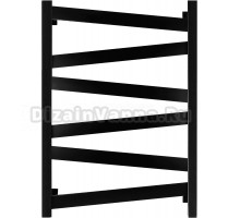 Полотенцесушитель электрический Secado Мирано плюс 80х50, черный матовый, R