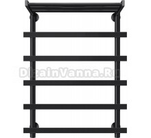 Полотенцесушитель электрический Secado Понтида 1 СП 80x60, черный, R